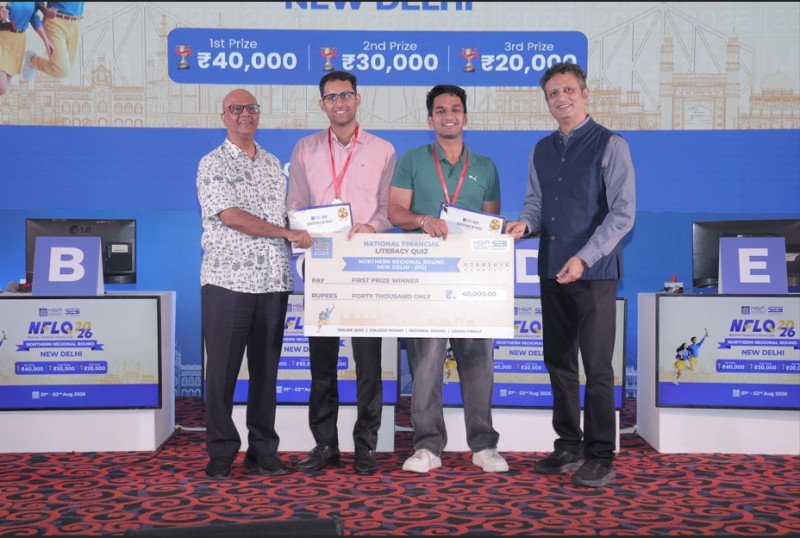 NISM and SEBI Take National Financial Literacy Quiz 2026 to New Delhi, Empowering Young Minds decoding=