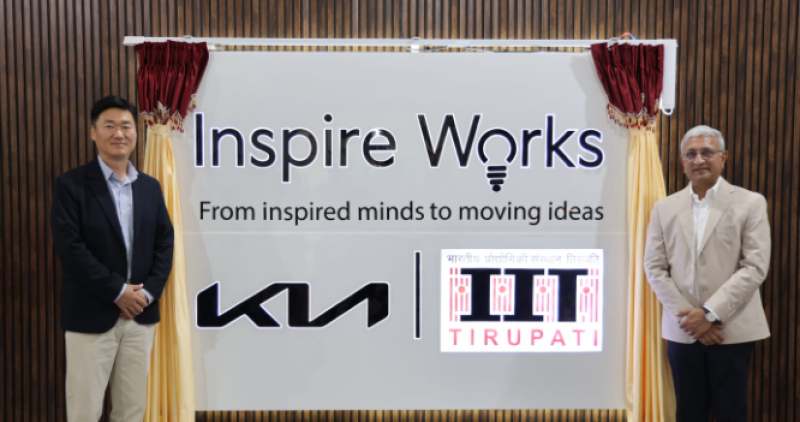 Kia India and IIT Tirupati Inaugurate 'Inspire Works' Makers Lab decoding=