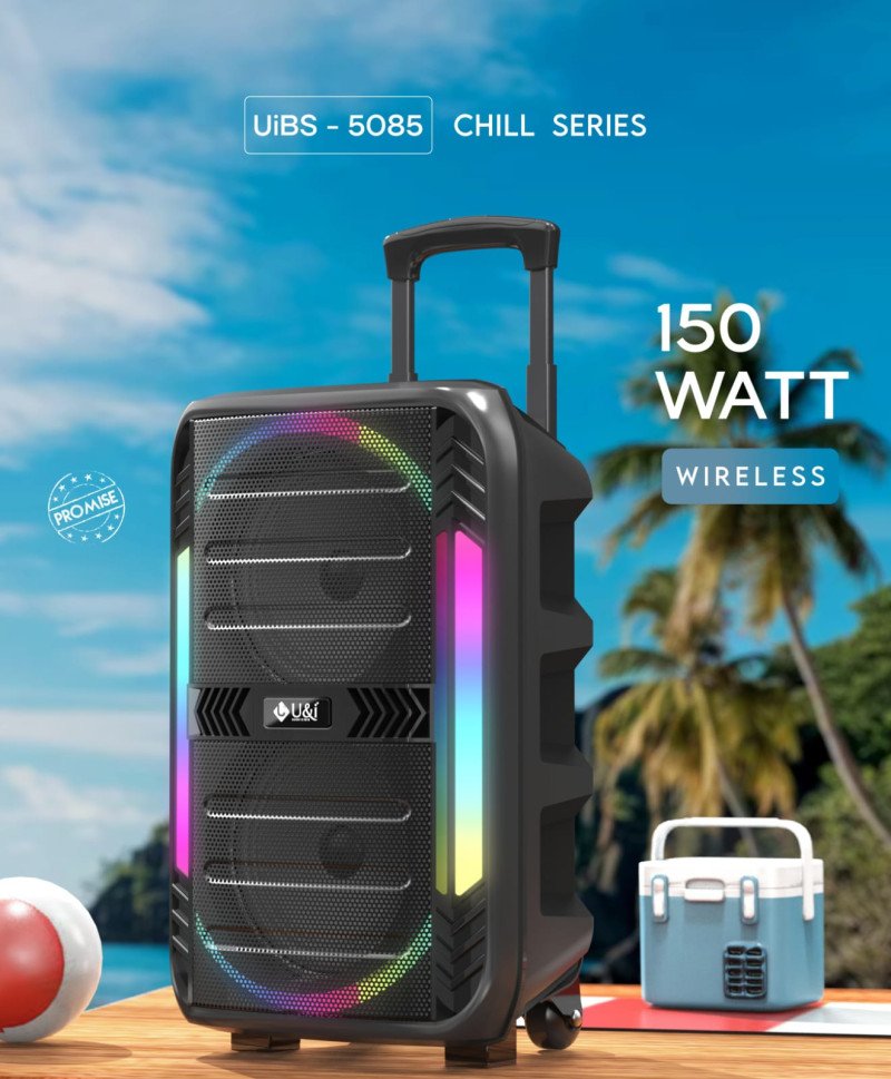 U&i Introduces CHILL Wireless Speaker and ARIAL Power Bank with 150W Audio and 33W Fast Charging decoding=