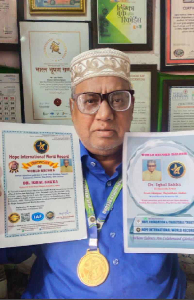 udaipurs-dr-sakka-sets-110th-world-record-with-gold-sculptures-presents-to-pm-modi