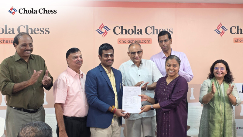 chola-chess-hosts-international-norm-tournaments-welcomes-indias-97th-grandmaster