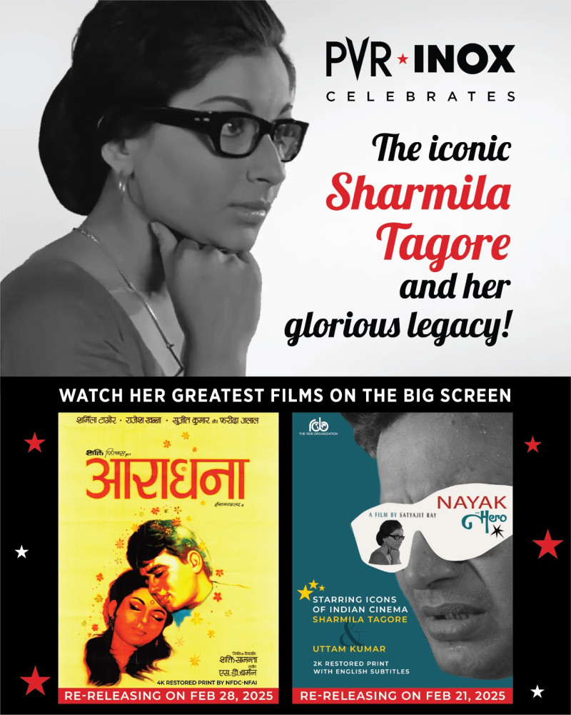 pvr-inox-celebrates-sharmila-tagores-legacy-with-the-re-release-of-her-cinematic-gems