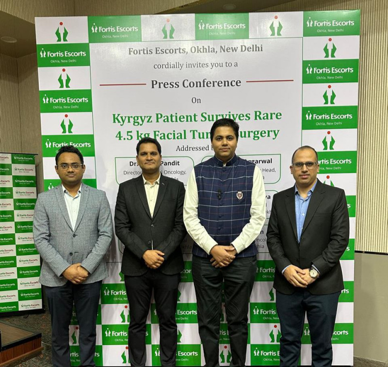 football-sized-cancerous-facial-tumor-weighing-45-kg-removed-in-10-hour-surgery-at-fortis-escorts-okhla-giving-kyrgyz-patient-a-new-lease-of-life