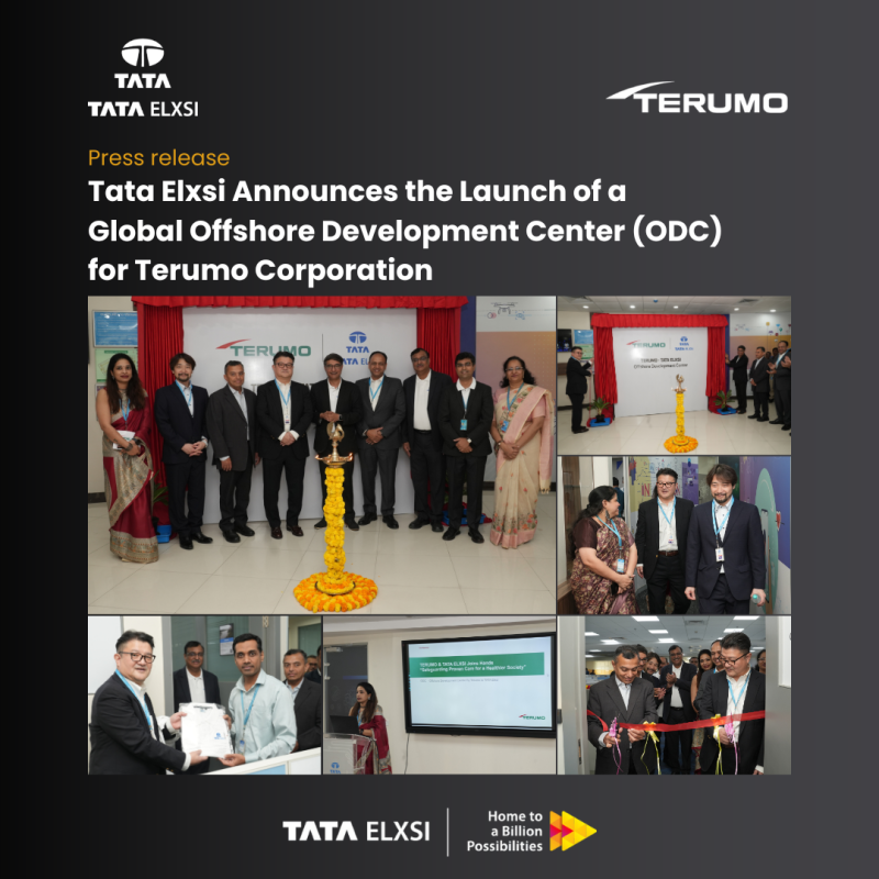 MedTech Boost: Tata Elxsi, Terumo Corporation Set Up ODC for Cardiac & Vascular Solutions decoding=