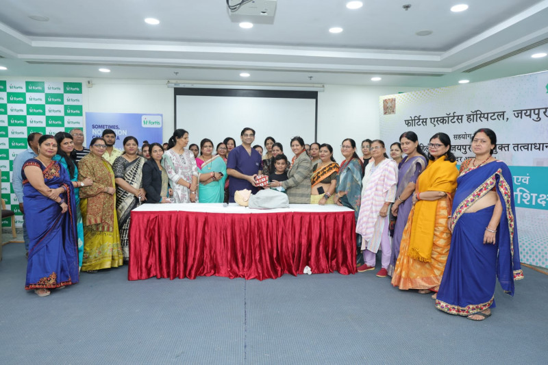 fortis-hospital-jaipur-organises-cpr-training-initiative-to-strengthen-community-emergency-response-trains-56-people-in-cpr-skills