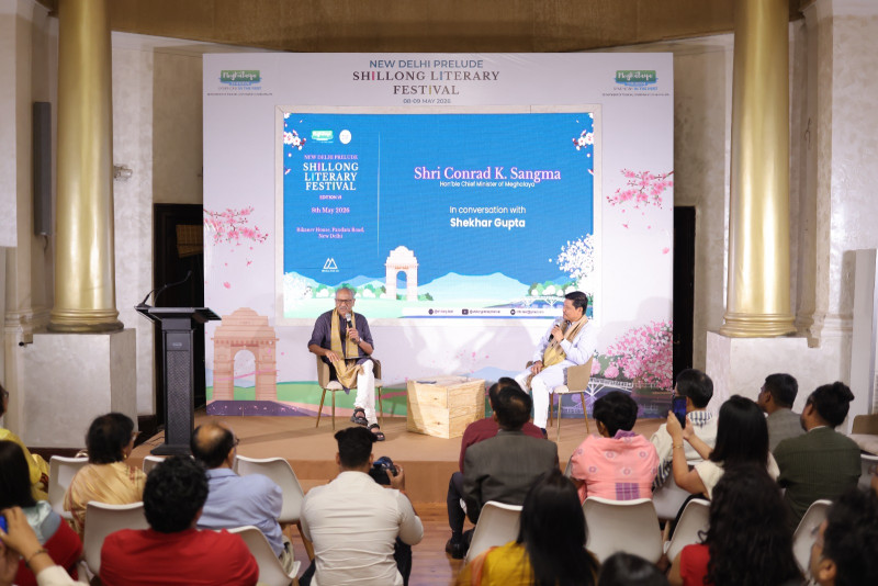 Shillong Literary Festival 2026 - New Delhi Prelude Opens to Resounding Success at Bikaner House decoding=