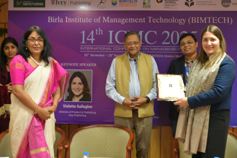 BIMTECH’s ICMC 2025 Concludes with Key Reflections from IIM Ahmedabad Director Prof. Bharat Bhasker decoding=