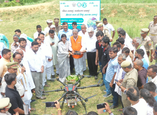 Marut Drones partners with UP govt, set to increase green cover through aerial seeding decoding=
