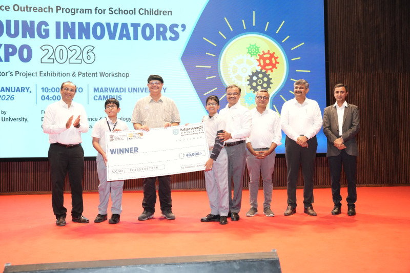 Young Innovators’ Expo 2026 Successfully Concludes at Marwadi University in Collaboration with Department of Science and Technology, Government of India