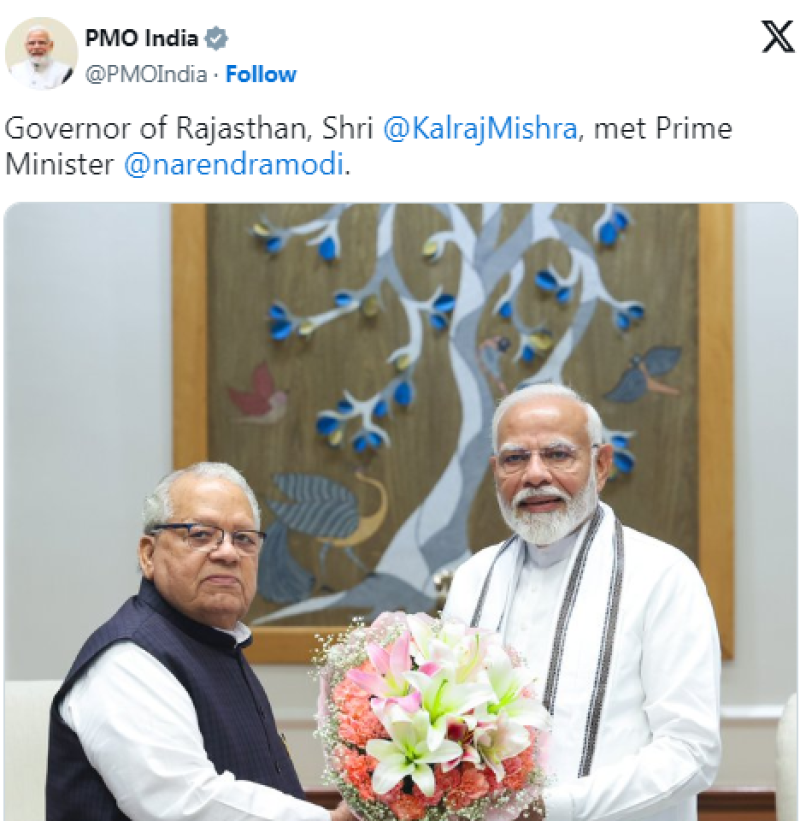 rajasthan-governor-meets-pm-modi