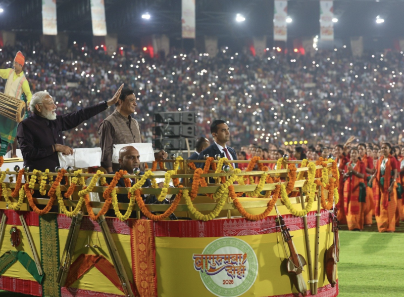 pm-modi-lays-foundation-stone-for-kaziranga-elevated-corridor-project-in-assam