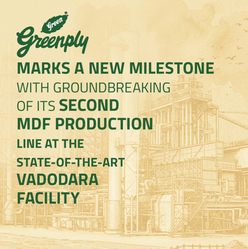 greenply-speciality-panels-private-limited-breaks-ground-for-second-mdf-line-at-vadodara-plant