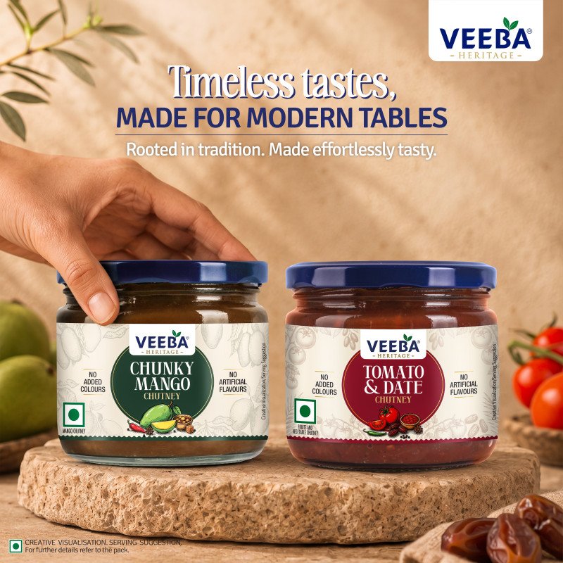 Veeba expands its portfolio with Veeba Heritage, enters chutney category decoding=