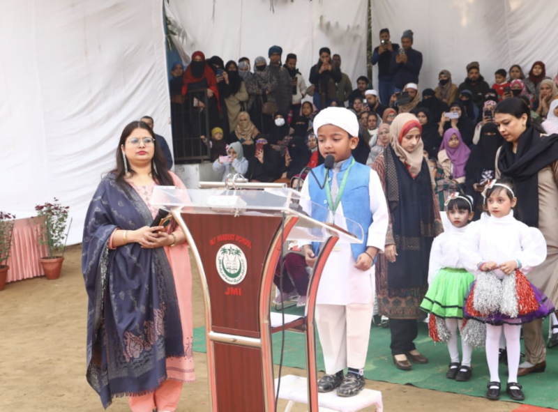Celebration of Sportsmanship and Fitness at JMI's Mushir Fatma Nursery School’s Annual Sports Day decoding=