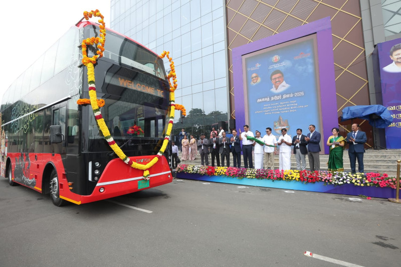 Switch Double-Decker Bus to Support Chennai's Heritage Tourism Initiative decoding=