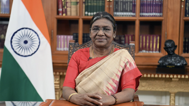 President Droupadi Murmu Extends Heartfelt Greetings on Chhath Puja — “Festival Reflects Gratitude to Nature and Message of Cleanliness & Unity” decoding=