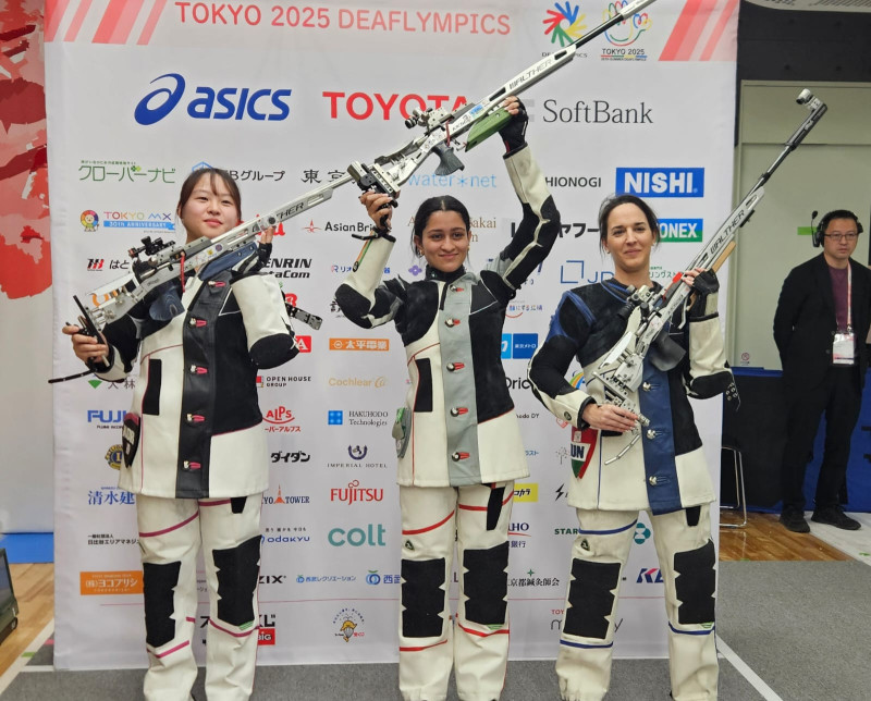 mahit-sandhu-clinches-gold-in-50m-rifle-3-positions-her-fourth-medal-at-the-deaflympics