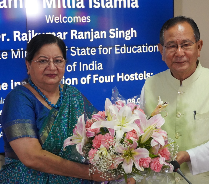 dr-rajkumar-ranjan-singh-mos-education-inaugurates-three-hostels-lays-foundation-stone-of-international-hostel-at-jmi