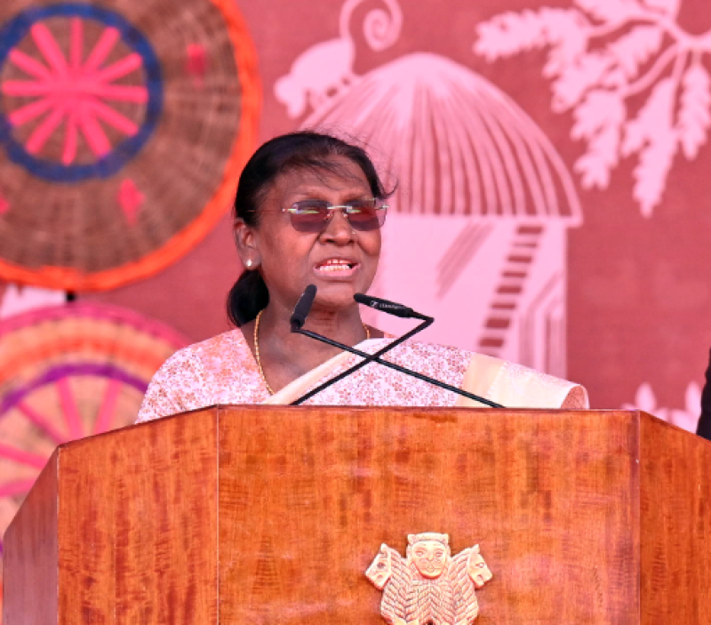 President of India Inaugurates Bastar Pandum 2026 in Jagdalpur, Chhattisgarh, February 7 decoding=