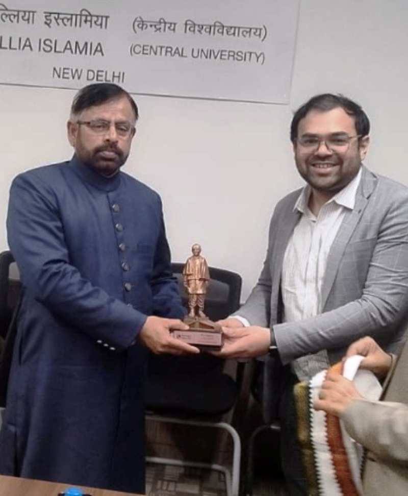 JMI & Physics Wallah discuss possibilities for setting up a Centre of Excellence at the University decoding=