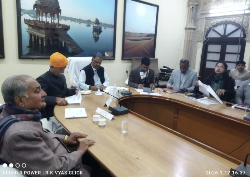 Pre-Budget Dialogue — Jaisalmer District In-Charge Minister Seeks Valuable Suggestions from Various Organisations decoding=