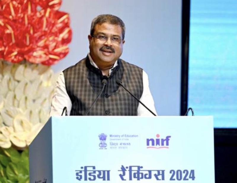dharmendra-pradhan-releases-nirf-rankings-2024-in-new-delhi