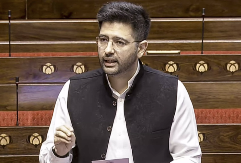 ‘Silenced, Not Defeated’: Raghav Chadha Hits Back After Removal as AAP’s Rajya Sabha Deputy Leader decoding=