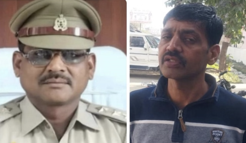 up-hapur-crime-branch-inspector-caught-taking-4-lakh-bribe-in-meerut-money-demanded-in-murder-case