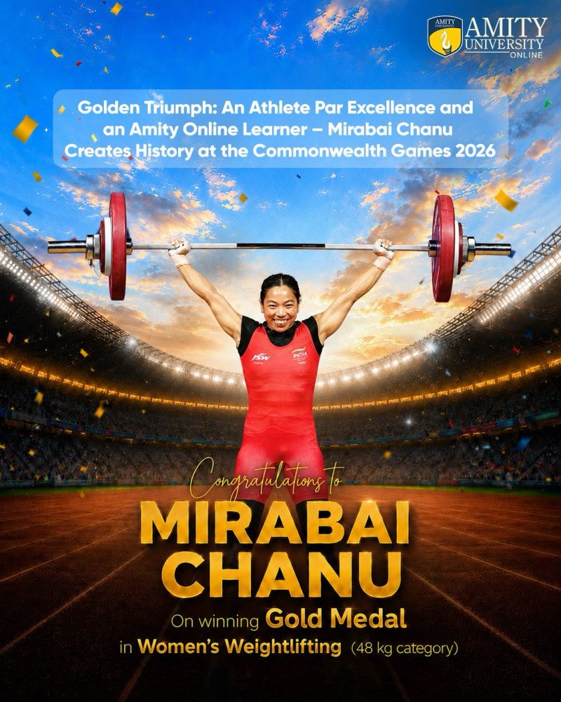 Amity Online Learners Make India Proud at the Commonwealth Games 2026 While Pursuing Their Education decoding=