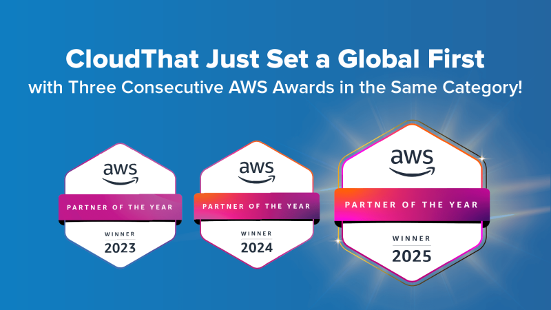 CloudThat Just Set a Global First with Three Consecutive AWS Awards in the Same Category decoding=