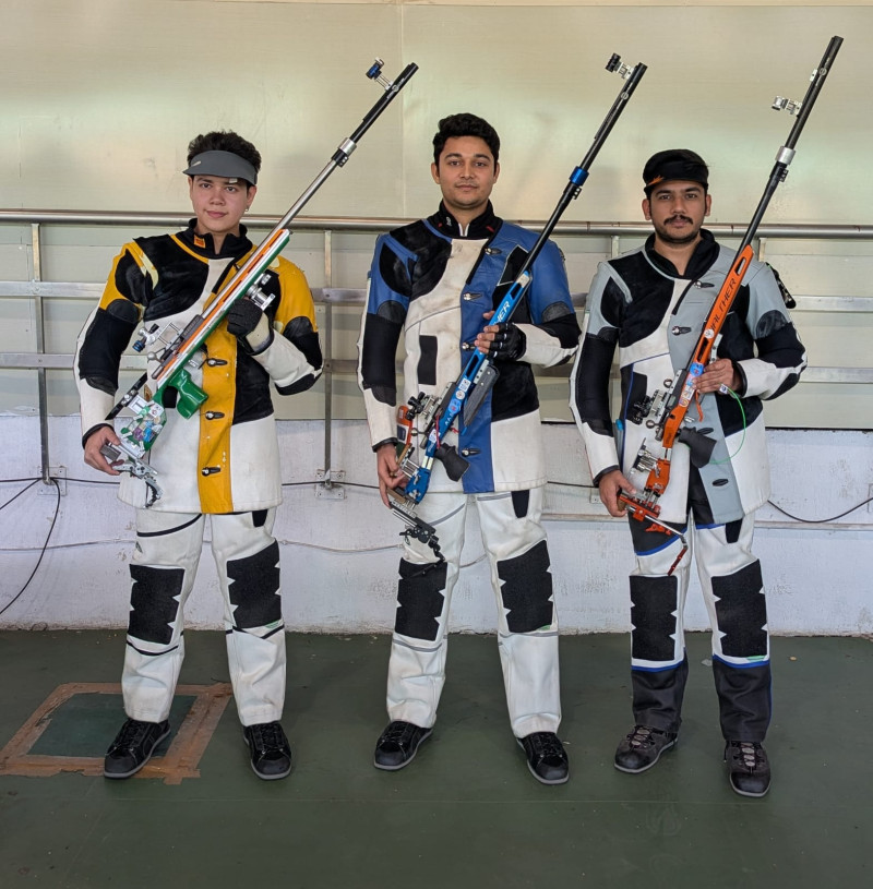 tilottama-and-niraj-win-50m-3positions-rajkanwar-singh-tops-25m-rapid-fire-pistol