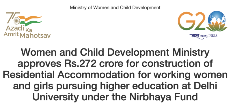 wcd-ministry-allocates-rs-272-crore-for-safe-accommodation-for-working-women-and-students-at-delhi-university