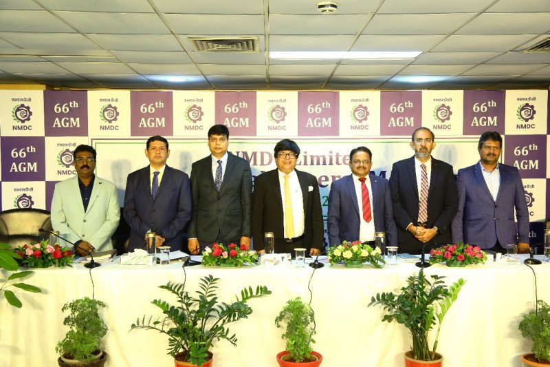 NMDC's 66th AGM Highlights Historic Production and Plans to become 100MT Company by 2030 decoding=