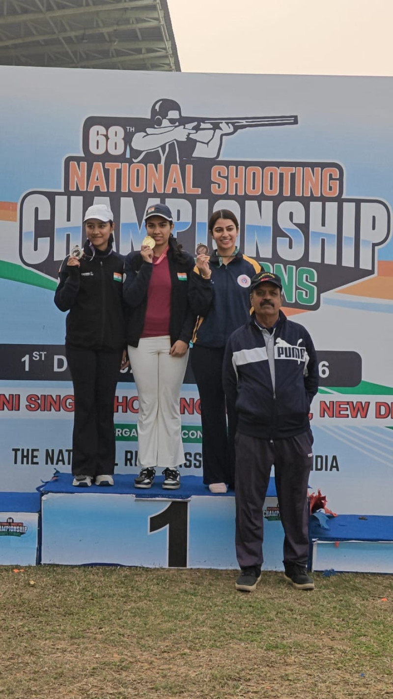 raiza-dhillon-sweeps-womens-skeet-titles-on-opening-finals-day-of-the-68th-national-shooting-championship-competitions-nscc