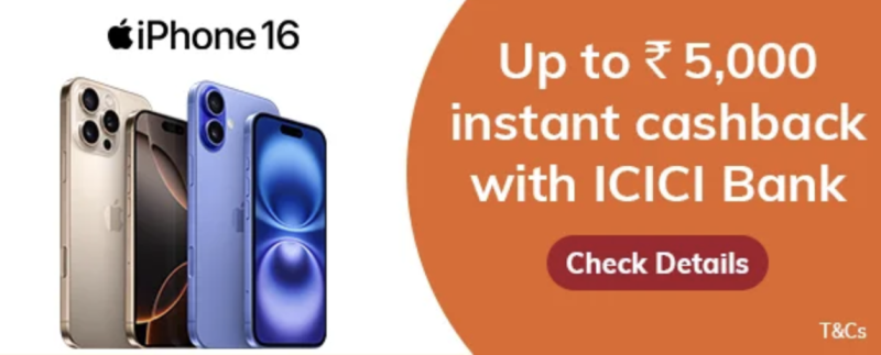 ICICI Bank offers special deals on iPhone 16 and other Apple products decoding=