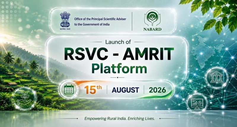 Principal Scientific Adviser Launches NABARD’s RSVC-AMRIT Platform to Accelerate Rural Innovation and Technology Transfer decoding=