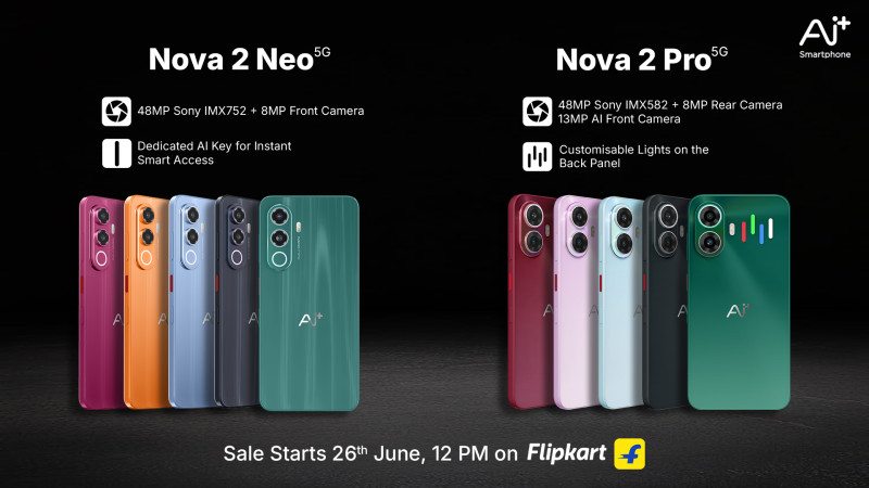 Ai+ Smartphone begins sales of Nova 2 Pro and Nova 2 Neo starting 26th June decoding=