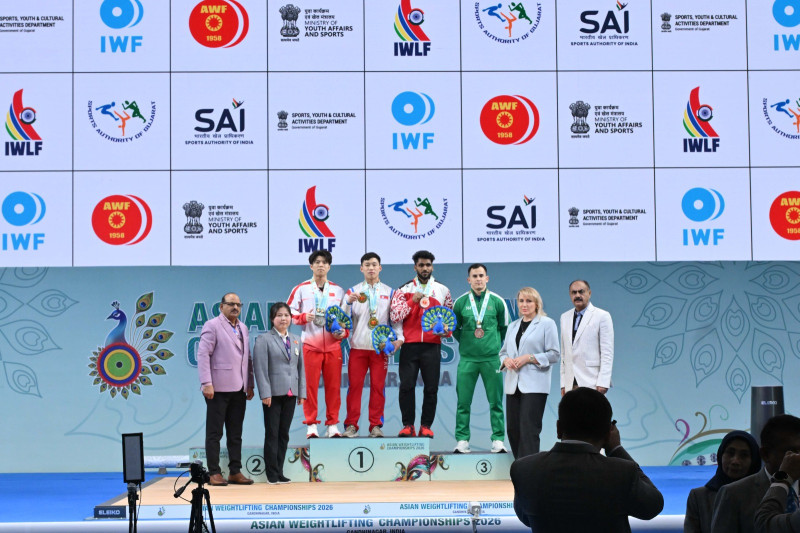 DPR Korea and China Continue Dominance on Day 4 of the 2026 AWF Asian Senior Weightlifting Championships decoding=