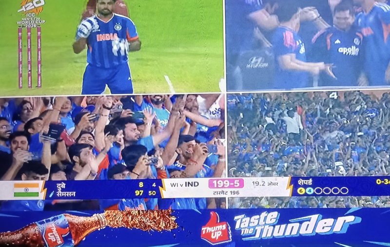 Sanju Samson’s 97 Powers India Past West Indies in 195-Run Chase at T20 World Cup Super 8 decoding=