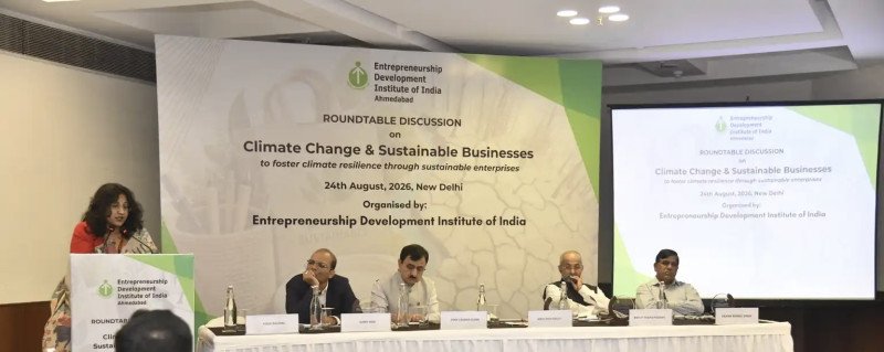 EDII Organises CSR Roundtable in New Delhi to Advance Climate-Resilient Enterprises and Sustainable Livelihoods decoding=