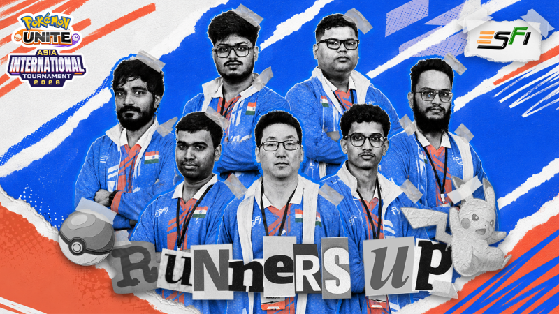 team-india-finishes-second-among-11-asian-nations-at-aesf-pokmon-unite-event