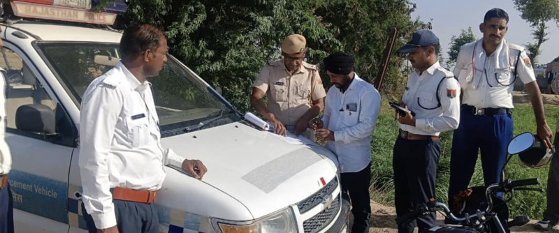 todays-top-story-rajasthan-traffic-enforcement-drive-over-158-lakh-vehicles-penalised-in-20-days-black-films-and-fancy-number-plates-top-violations