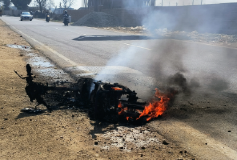 ola-electric-scooter-catches-fire-in-rajasthans-sanchore-battery-suspected-to-have-overheated