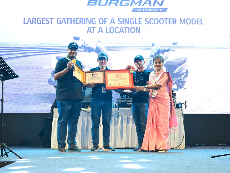 suzuki-motorcycle-india-concludes-suzuki-matsuri-in-mumbai-creating-four-records-in-india-and-asia-book-of-records