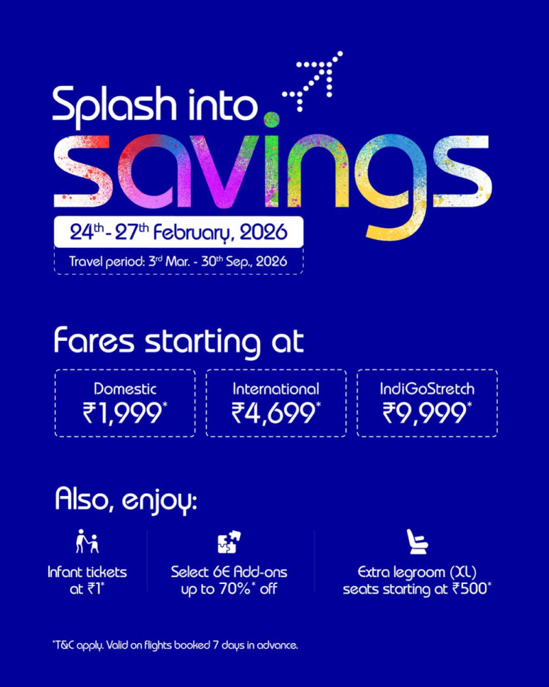 indigo-announces-splash-into-savings-sale-on-domestic-and-international-flights