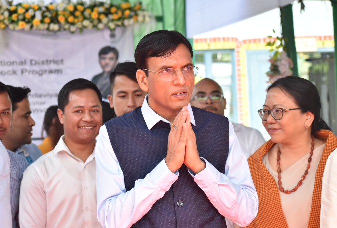 union-health-minister-visits-aspirational-block-in-meghalaya