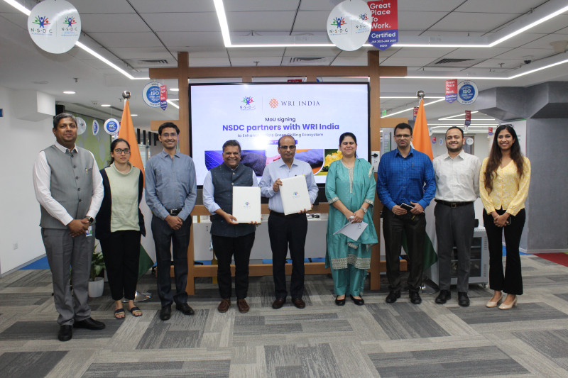 nsdc-and-wri-india-collaborate-to-strengthen-green-skilling-ecosystem-in-india