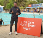 Sajan Prakash, Two-Time Olympian and Arjuna Awardee, Inaugurates the Newly Opened Speedo Gallery at Basvangudi Aquatic Center decoding=