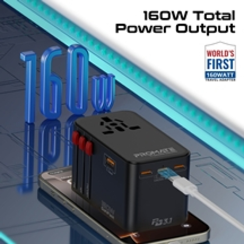 promate-unveils-worlds-first-160w-ganfast-universal-all-in-one-travel-adapter-tripmate-gan160