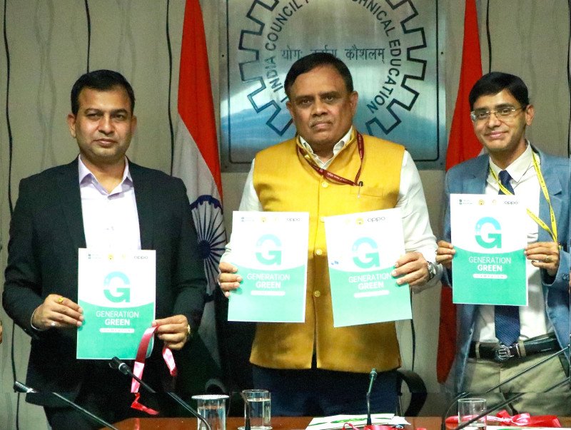aicte-and-oppo-india-collaborate-for-the-generation-green-campaign-to-build-green-skills-through-5000-student-internships-in-india